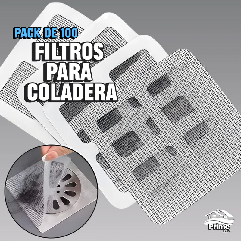 PACK DE 100 FILTROS PARA COLADERA